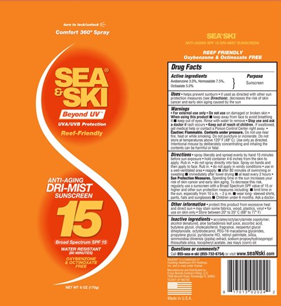 Sea And Ski Spf 15 C-spray (Sleeve Gp 15 (2020))